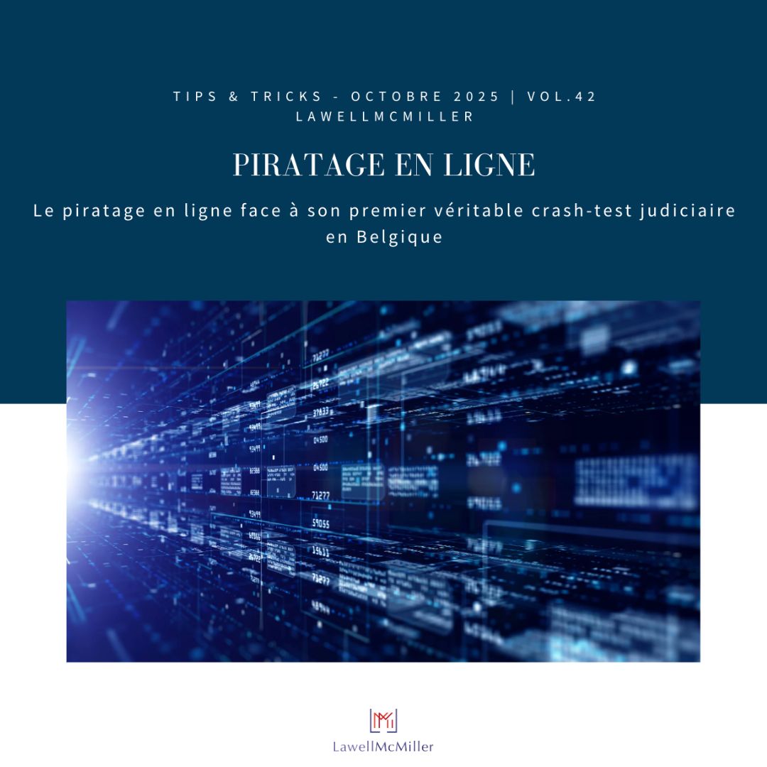 PIRATAGE EN LIGNE - le piratage en ligne face à son premier véritable crash-test judiciaire en Belgique